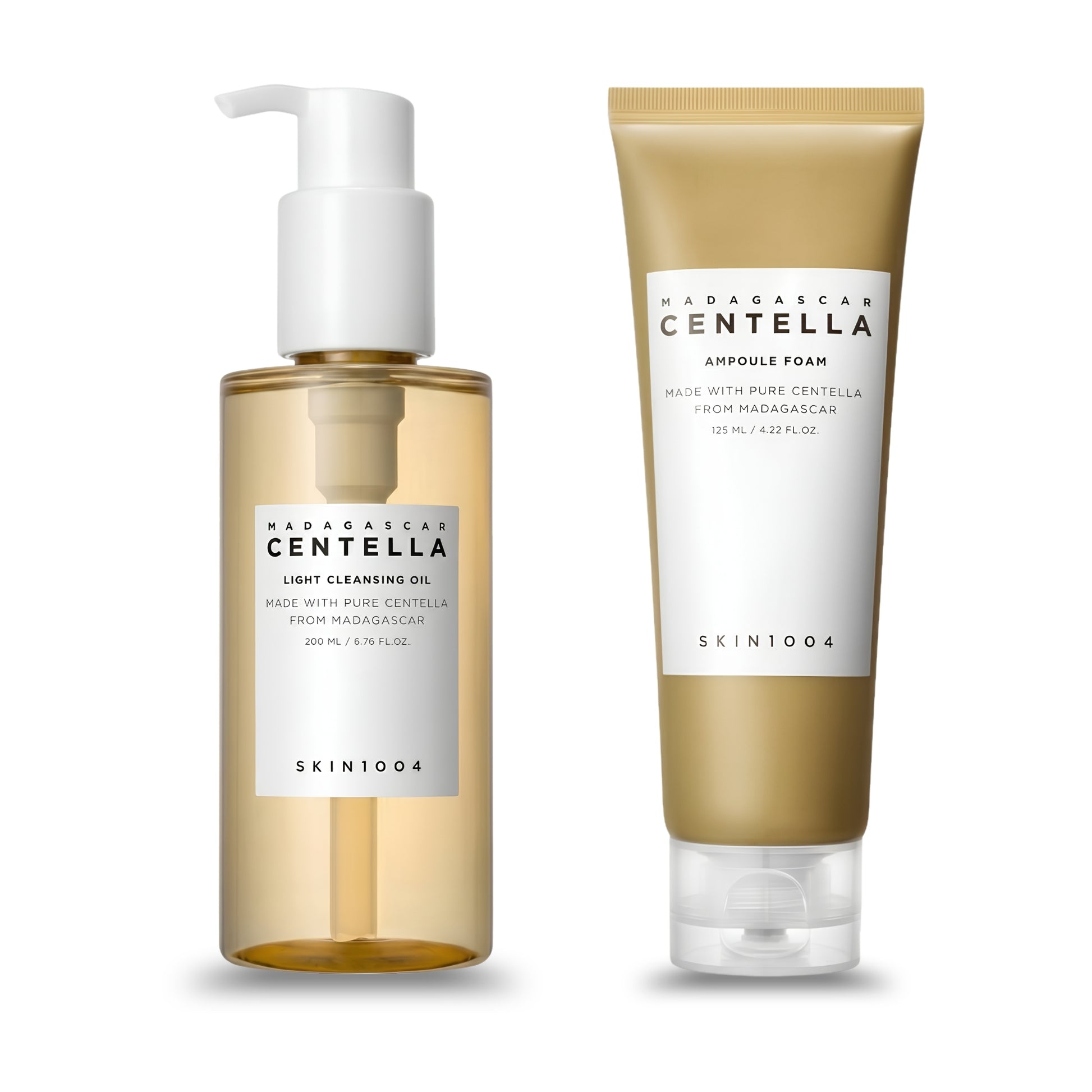 SKIN 1004 Centella Light Cleansing Oil + Centella Ampoule Foam